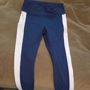 Fabletics Blue and White Leggings